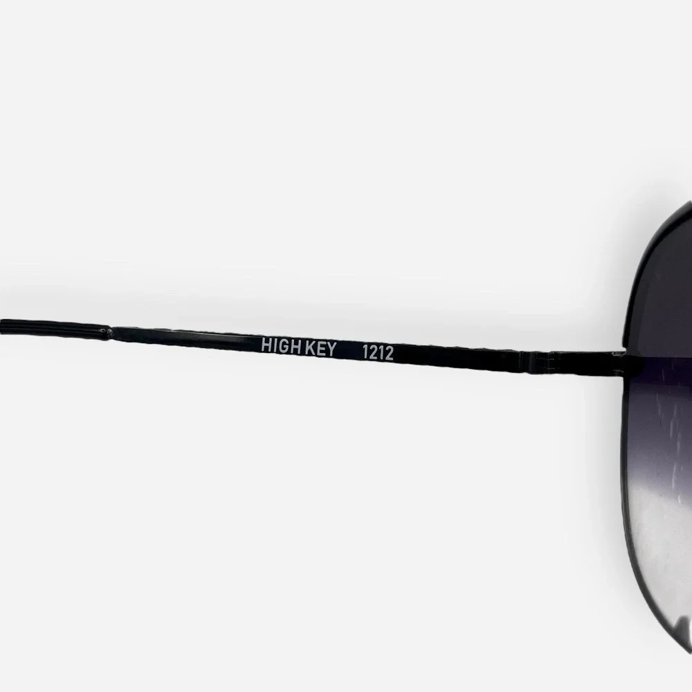 QUAY High Key Mini 1212 Sunglasses Black Gray‎ Lens Frames Only READ